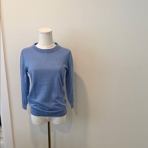 J. Crew Factory Light Blue Crew Neck Sweater